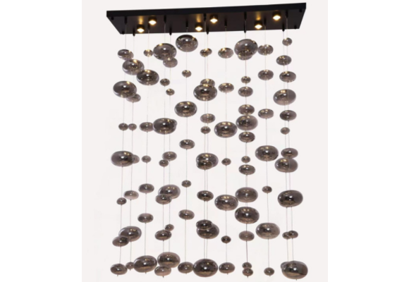 Hanglamp Bubbles Smoke glas  - Eric Kuster Stijl