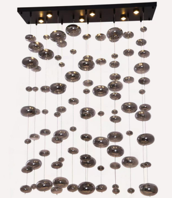 Hanglamp Bubbles Smoke glas  - Eric Kuster Stijl