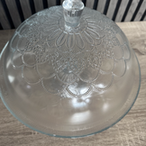 Glazen taarthouder / plateau met deksel 30 cm - Dante