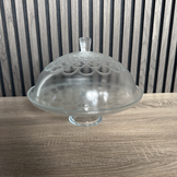 Glazen taarthouder / plateau met deksel 30 cm - Dante