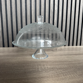 Glazen taarthouder / plateau met deksel 30 cm - Alinea