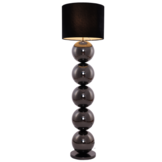 Bollenlamp - Antraciet - Vloerlamp - Ronde Voet - brede bollen