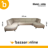 U-bank Reine - Crème velvet - Ronde eilanden