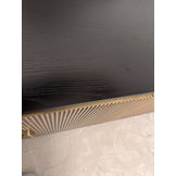 Dressoir Goldtown | Zwart Eiken Fineer - 200 x 40 x 80 cm