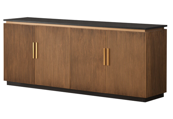 Dressoir Goldtown | Zwart Eiken Fineer