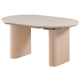 Eettafel Ovada | Gebroken Wit Eiken Fineer - Uitschuifbaar 160-200cm