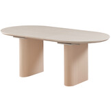 Eettafel Ovada | Gebroken Wit Eiken Fineer - Uitschuifbaar 160-200cm