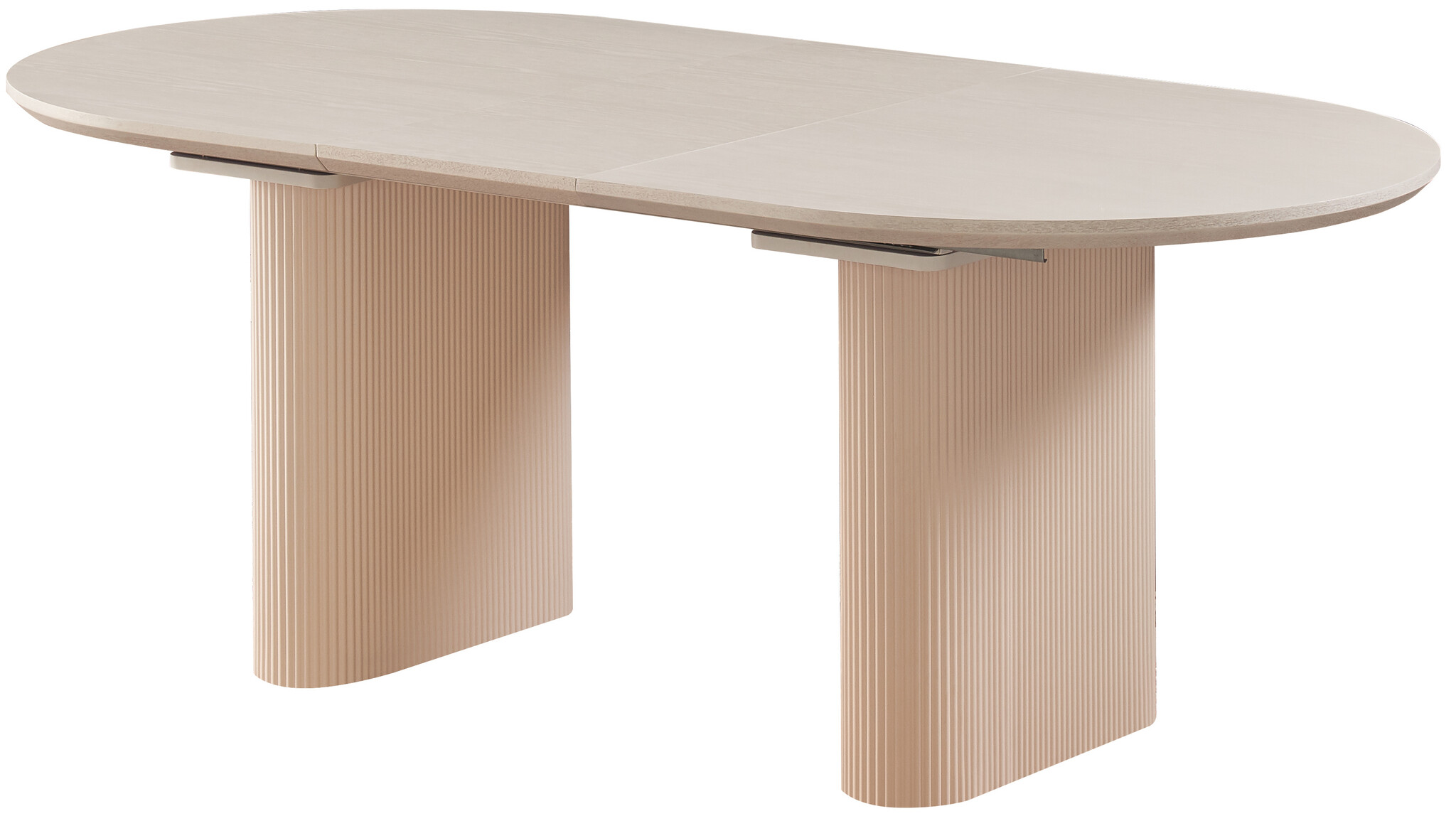 Eettafel Ovada | Gebroken Wit Eiken Fineer - Uitschuifbaar 160-200cm