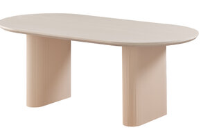 Eettafel Ovada | Gebroken Wit Eiken Fineer | 200 cm