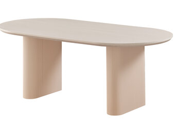 Eettafel Ovada | Gebroken Wit Eiken Fineer | 200 cm