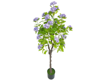 Kunsthortensia Boom 140 cm - Paars