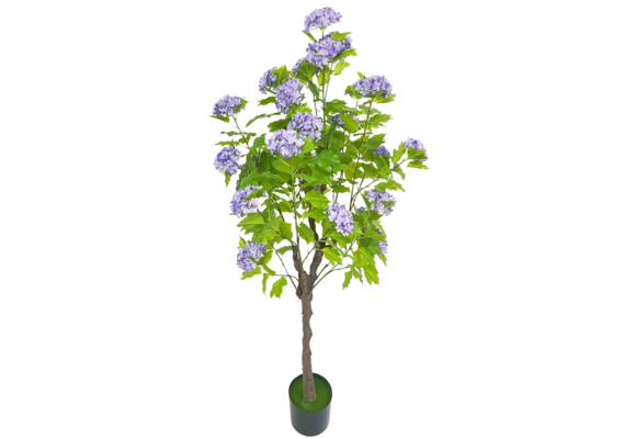Kunsthortensia Boom 140 cm - Paars