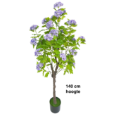 Kunsthortensia Boom 140 cm - Paars
