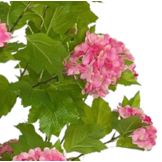 Kunsthortensia Boom 140 cm - Donkerroze