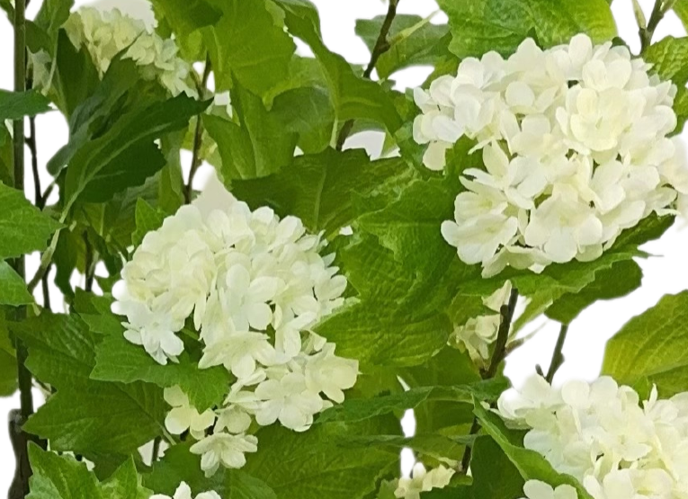 Kunsthortensia Boom 140 cm - Wit