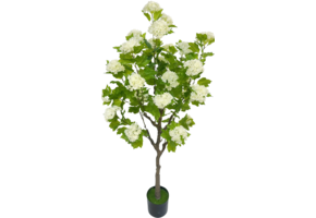 Kunsthortensia Boom 140 cm - Wit