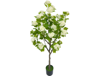 Kunsthortensia Boom 140 cm - Wit