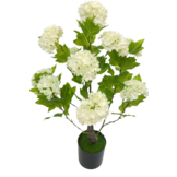 Kunsthortensia Boom 65 cm - Wit