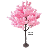 Kunst Kersen bloesemboom 240 cm - Roze - XXL