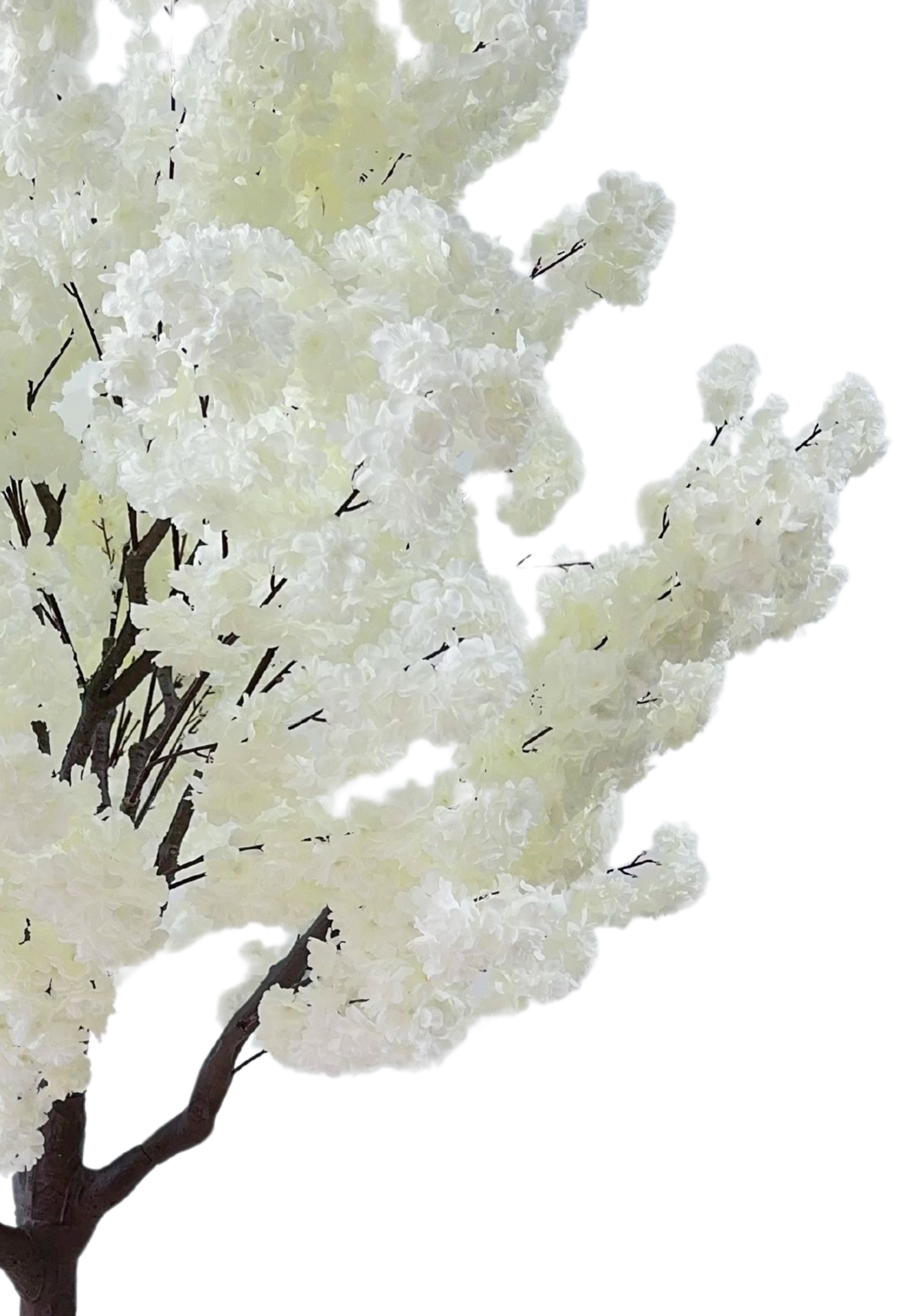 Kunst Kersen bloesemboom 240 cm - Wit - XXL