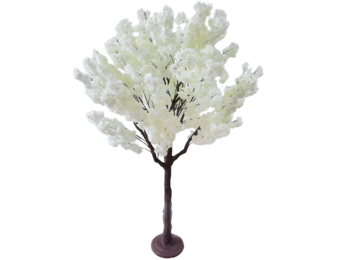 Kunst Kersen bloesemboom 240 cm - Wit - XXL