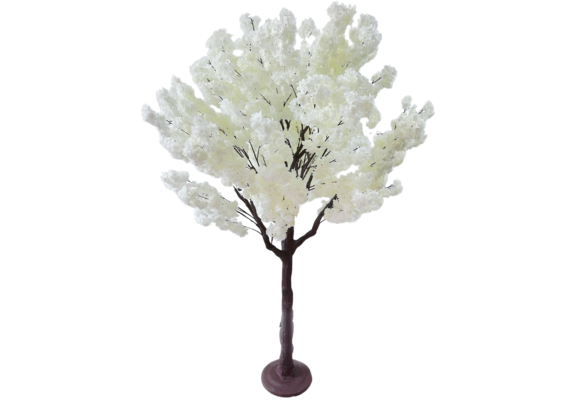 Kunst Kersen bloesemboom 240 cm - Wit - XXL