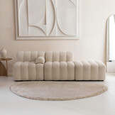 Fluffy Vloerkleed Beige - Organische vorm - 190 x 275 cm