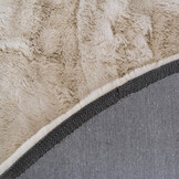 Fluffy Vloerkleed Beige - Organische vorm - 190 x 275 cm