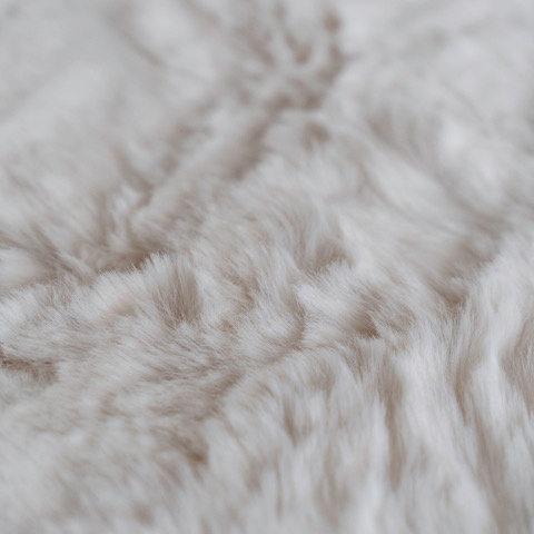 Fluffy Vloerkleed Crème - Organische vorm - 190 x 275 cm