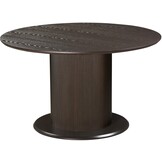 Eettafel Woodville | Bruin Eiken Fineer - Rond Ø 130 cm