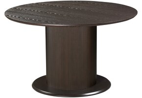 Eettafel Woodville | Bruin Eiken Fineer - Rond