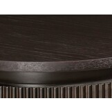 Bijzettafel Woodville | Bruin Eiken Fineer - Rond