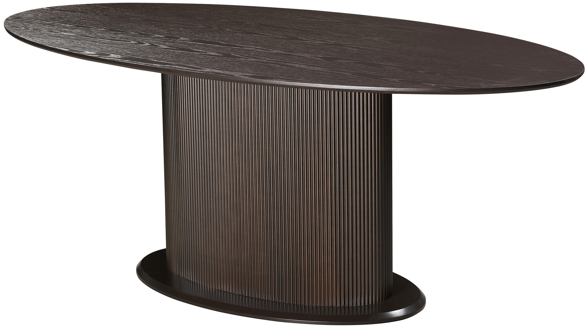 Eettafel Woodville | Bruin Eiken Fineer - Ovaal