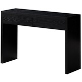Sidetable Blackwood | Zwart met 2 lades