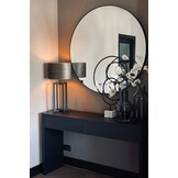 Sidetable Blackwood | Zwart met 2 lades