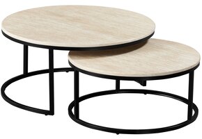 Salontafel Travertino - set van 2