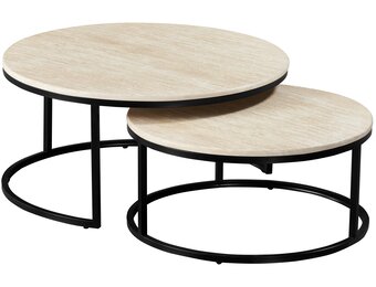 Salontafel Travertino - set van 2