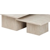 Salontafel Carrara | Set van 2 Travertin