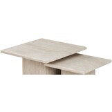 Salontafel Carrara | Set van 2 Travertin