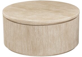 Salontafel Carrara - Travertin | Rond