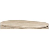 Salontafel Carrara - Travertin| Ovaal - 130 x 80 cm