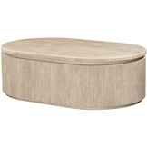 Salontafel Carrara - Travertin| Ovaal - 130 x 80 cm