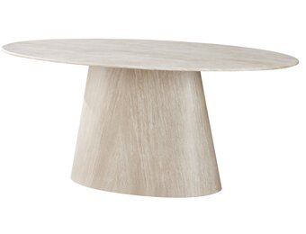Eettafel Carrara - Travertin | Ovaal