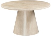 Eettafel Carrara - Travertin | Rond