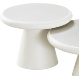 Salontafel Amy | Set van 2 | Rond - Japandi