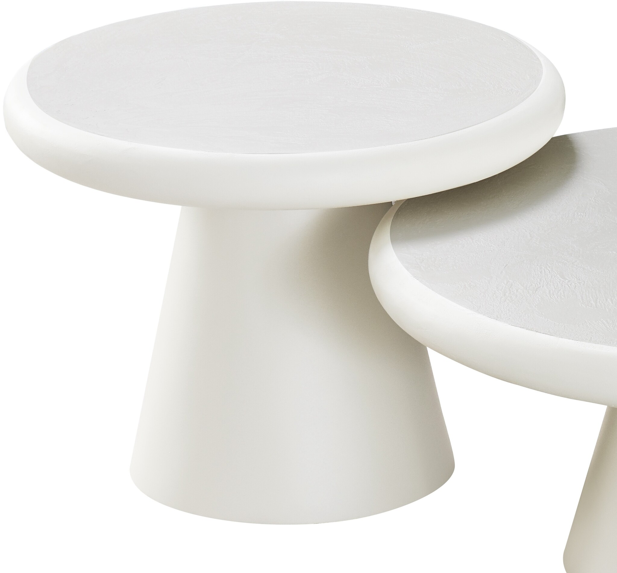 Salontafel Amy | Set van 2 | Rond - Japandi