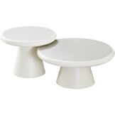 Salontafel Amy | Set van 2 | Rond - Japandi