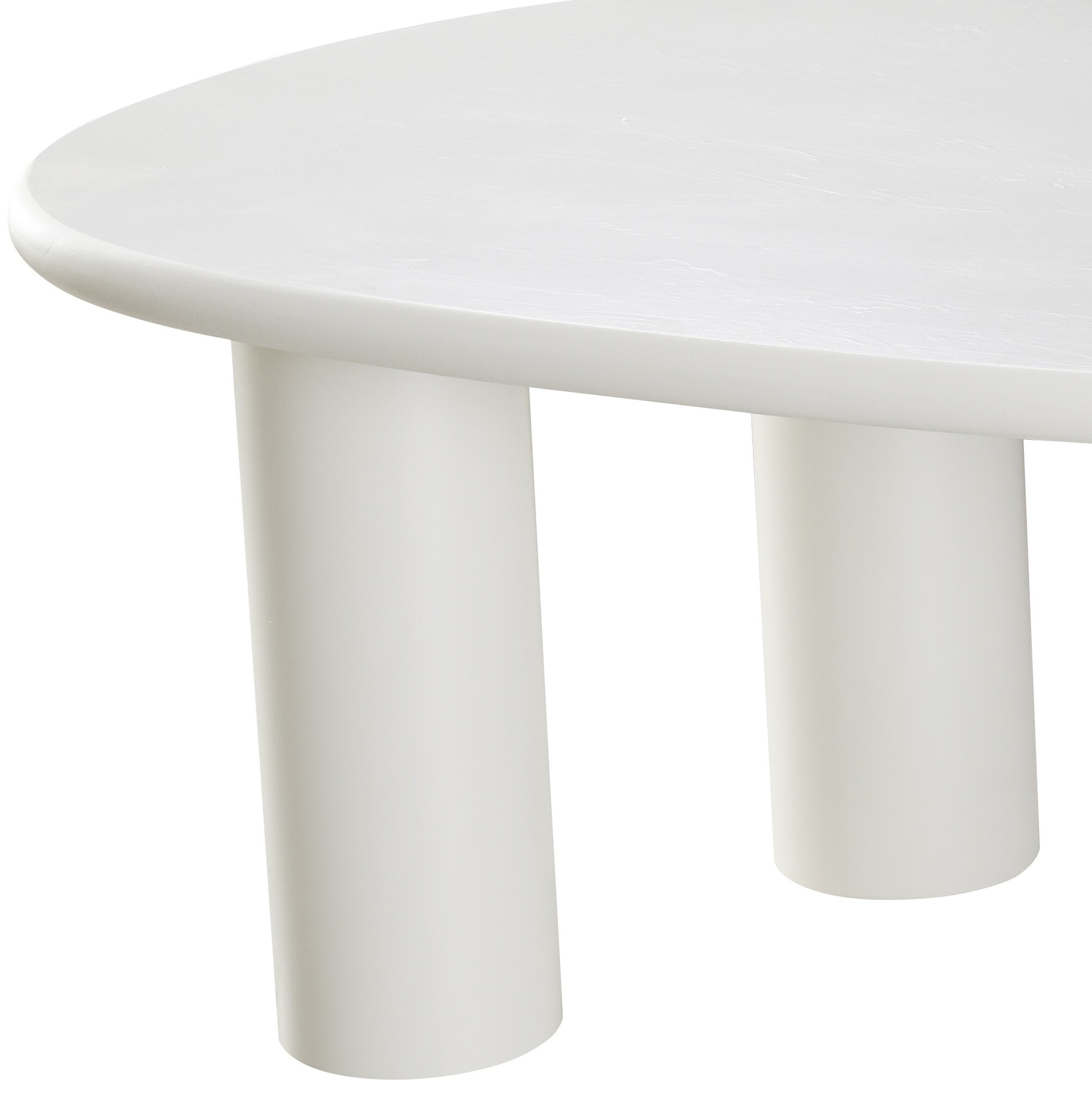 Eettafel Amy 230 cm Organisch - Japandi | 3 Ronde poten