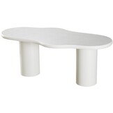 Eettafel Amy 200 cm Organisch - Japandi | 2 Ronde poten