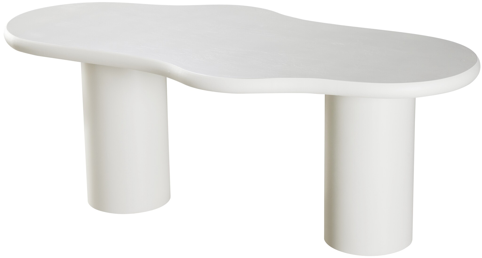 Eettafel Amy 200 cm Organisch - Japandi | 2 Ronde poten